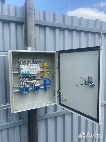 Подключение электричества на участок