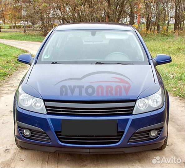 Реснички Sport на фары Opel Astra H / GTC