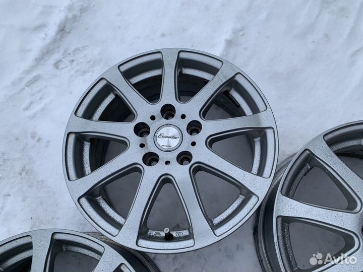 Литье Exceeder R16 5*114.3 et53 4шт из японии