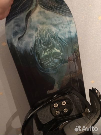 Комплект сноуборд и ботинки