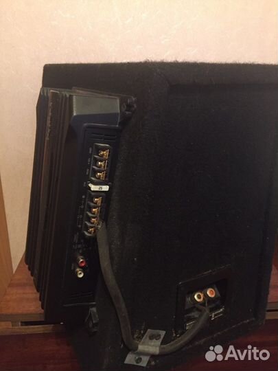 Сабвуфер и усилитель + накопитель