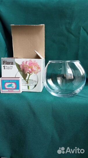 Ваза малая стекло