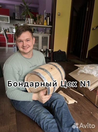 Бочка дубовая 10л