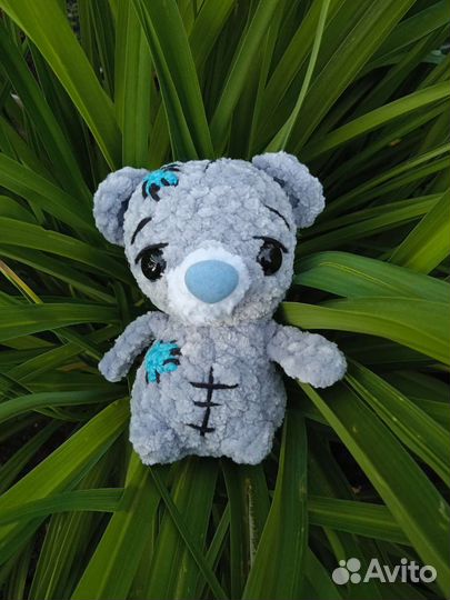 Котик басик Тедди зайка брелок вязаный подарок