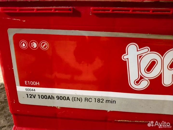 Аккумулятор Topla 100ah 900а б/у