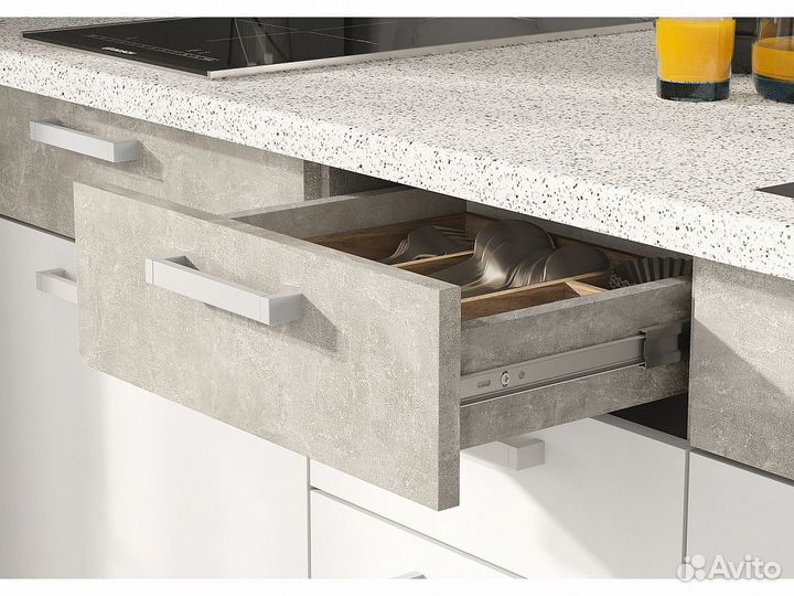 Кухонный гарнитур Ателье светлый. Новый. В наличии