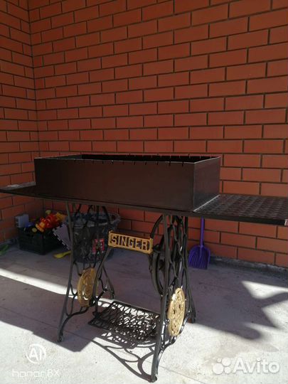 Мангал разборный высокий