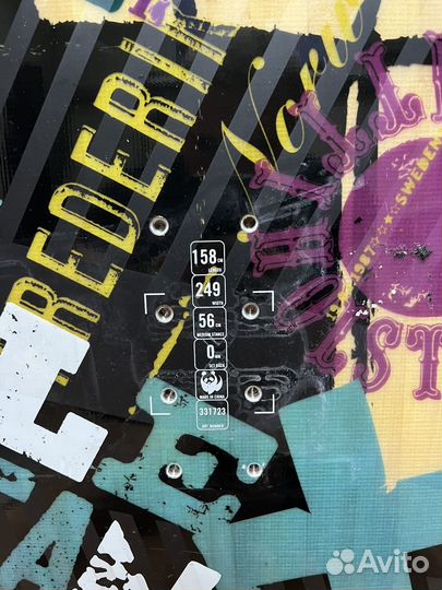 Сноуборд head Come ride 158 см