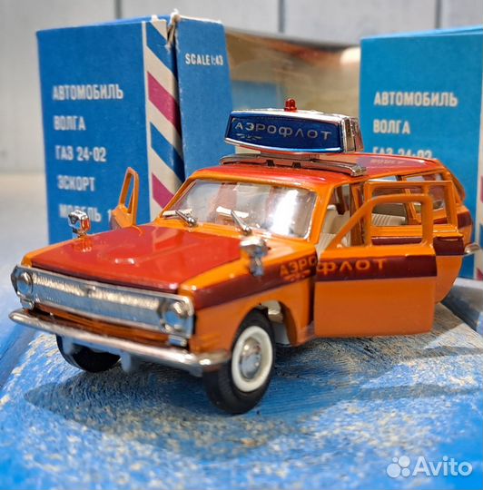 Модели 1:43 газ 24-02 Аэрофлот, Чайка СССР