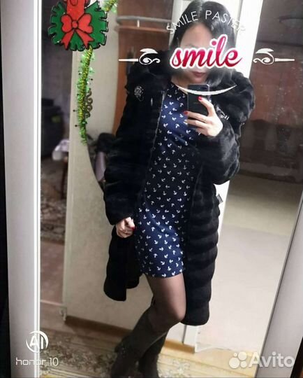 Шуба облегчённый мутон