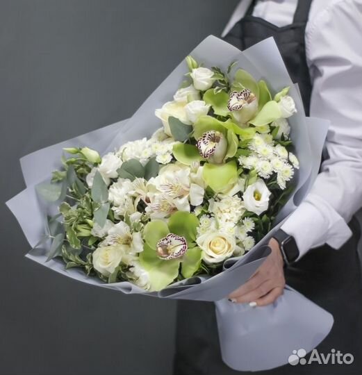 Орхидея цимбидиум мятный №506