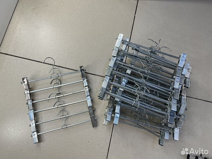 Плечики для брюк прищепки