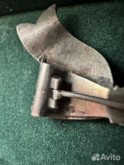 Брошь серебро