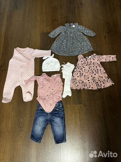Вещи на девочку 3-6 месяцев