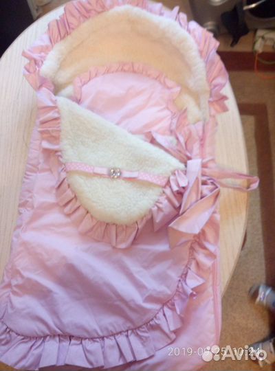 Конверт на выписку. Овчина