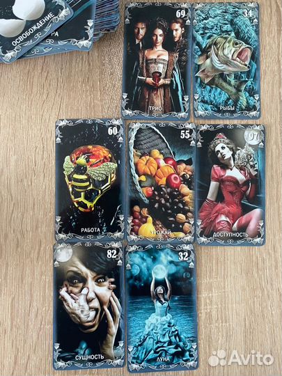 Карты Таро taro ленорман оракул Full Moon