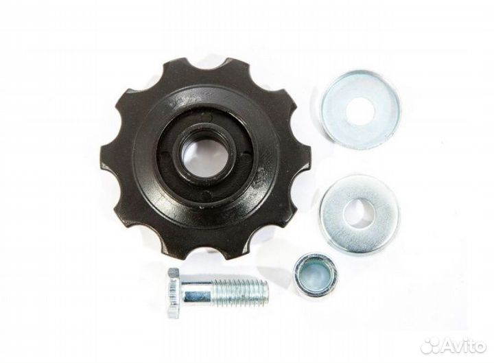 Ролик заднего переключателя черный 10 зубов