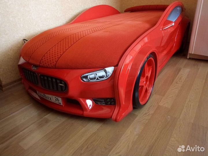 Кровать машина 3d