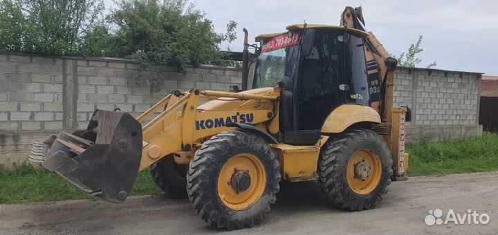 Экскаватор-погрузчик Komatsu WB93S, 2007