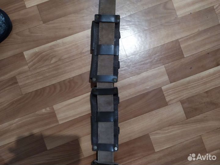 Патронташ кожаный