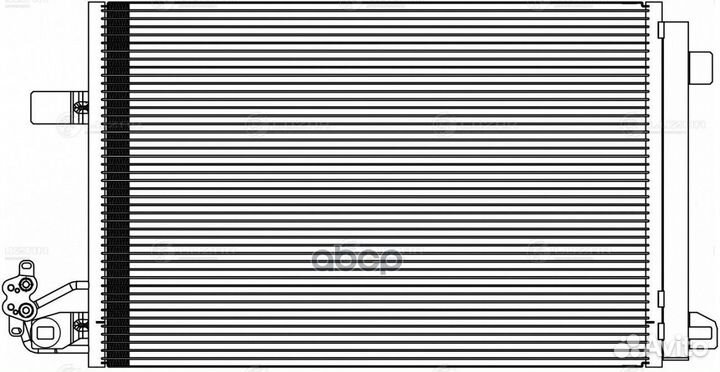 Радиатор кондиц для а/м Volkswagen Transporter