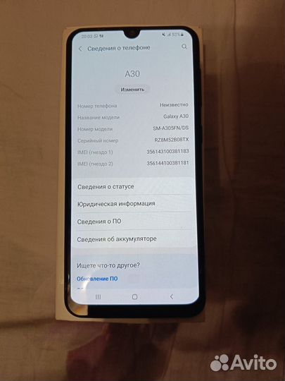 Samsung Galaxy A30, 3/32 ГБ