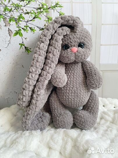 Заяц зайка вязаная ручной работы