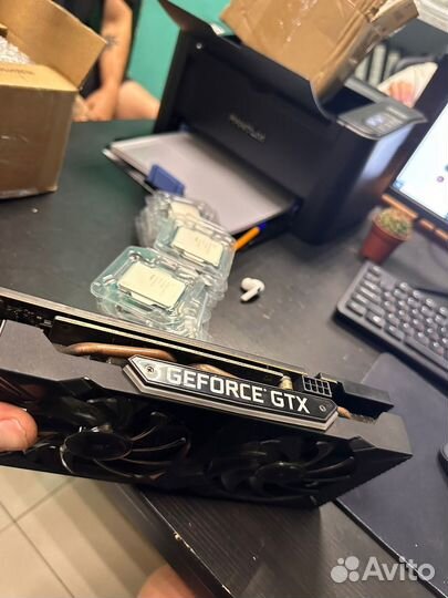 Видеокарта nvidia geforce GTX palit 1660 super 6gb