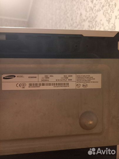 Микроволновая печь samsung