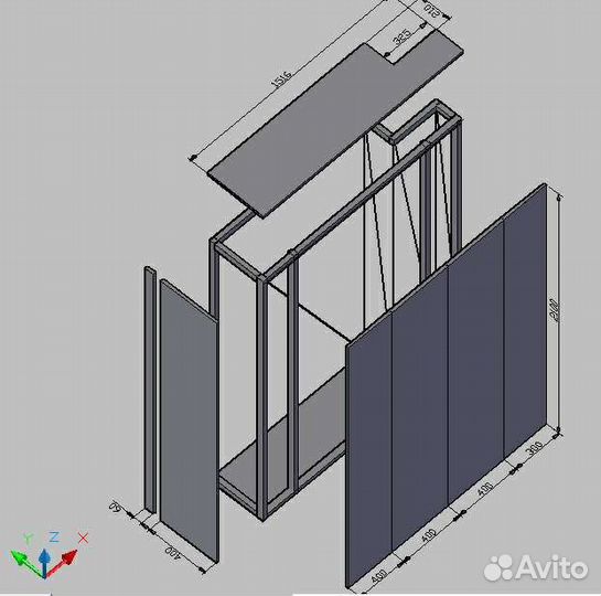 Начерчу в автокаде Autocad