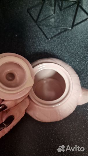 Заварочный чайник розовый