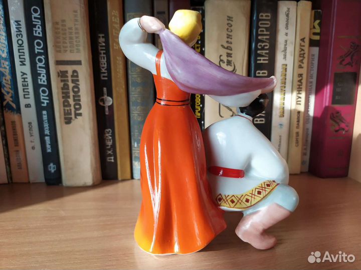 Статуэтка Плясуны, фарфор СССР, Полонне
