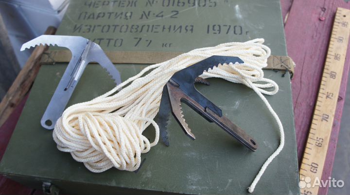 Штурмовой крюк - кошка (разборный) +20м троса