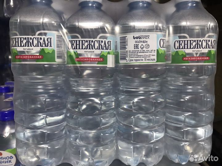 Вода Сенежская негаз. 0.5 л
