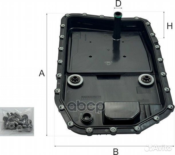 Поддон масляный АКПП BMW E90/60/65 с фильтром A