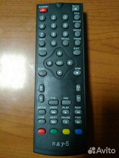 Пульт Oriel-5 для приемников DVB-T2