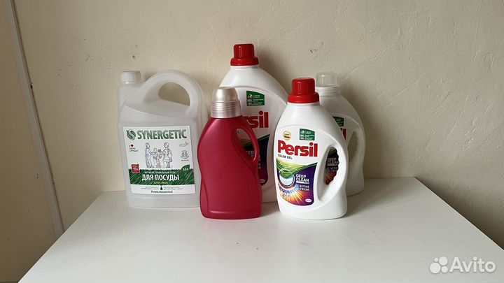 Пустые канистры пластиковые из-под моющих средств