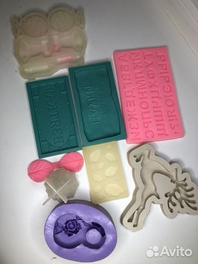 Силиконовые формы, молды для шоколада, мыла