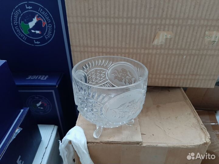 Хрусталь СССР Ваза на ножках