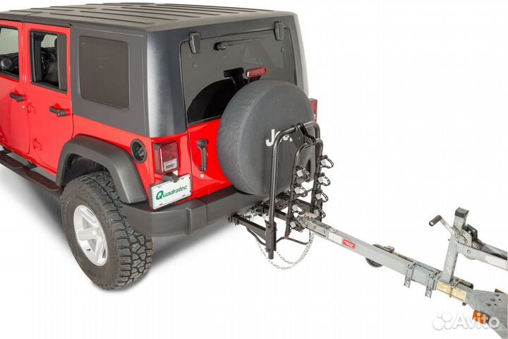 Багажник для 4-х велосипедов Jeep Wrangler JK