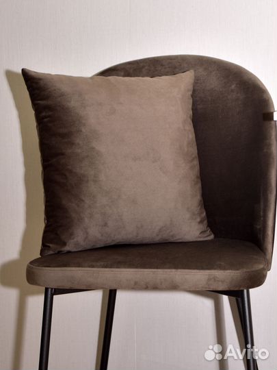 Комплект подушек, 43х43см 2шт, Кофе