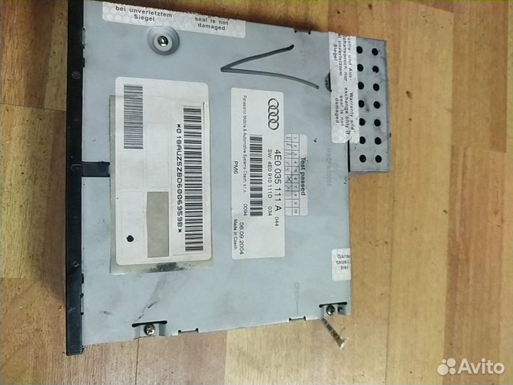 CD чейнджер Audi a8 d3 A6 C6 4F 4E0035111A