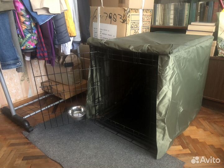 Клетка б/у для собак малых/средних пород складная