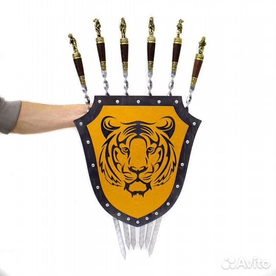 Подарок мужчине шампуры с держателем