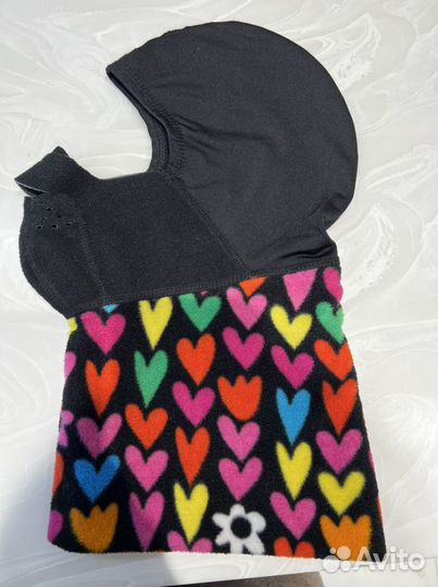 Балаклава детская для девочки на флисе размер 4-5