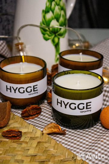 Ароматические свечи hygge upcycling