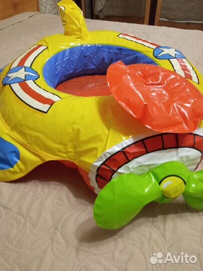 Надувной круг машинка, надувной жилет