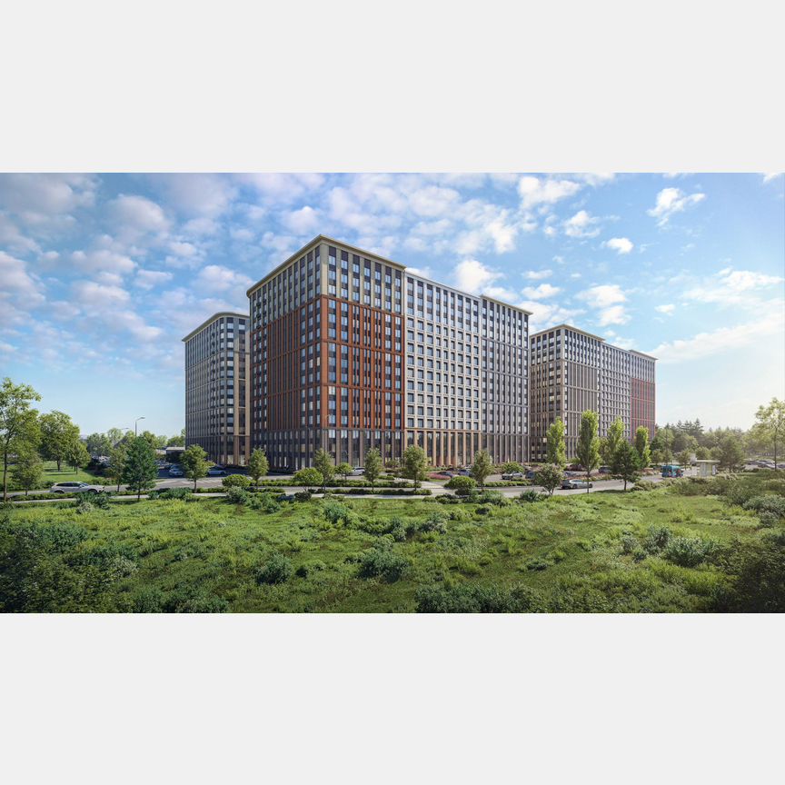 1-к. апартаменты, 51,1 м², 1/16 эт.