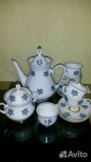 Сервиз кофейный фарфор СССР