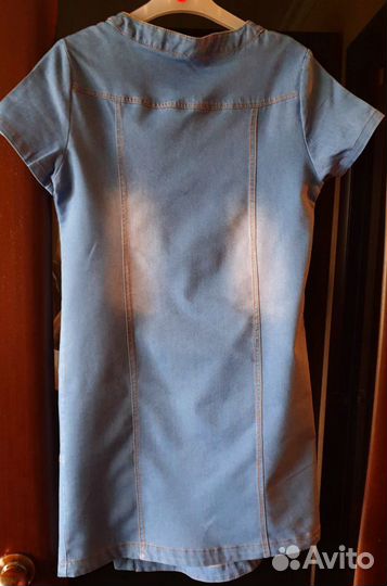 Джинс.Платье 42разм.рос